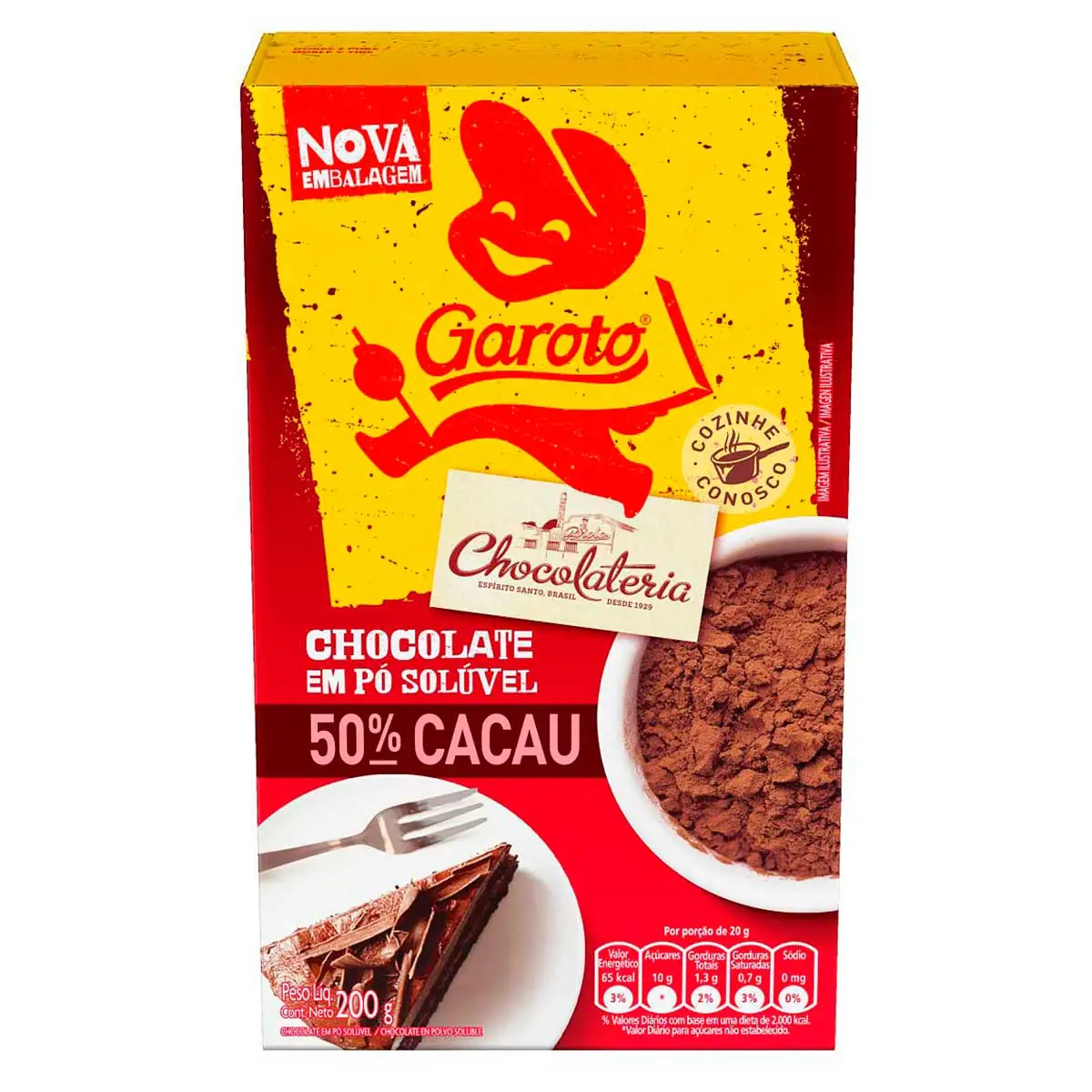 Chocolate em Pó Garoto 200g