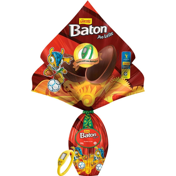 Garoto Baton Ao Leite Com Relógio