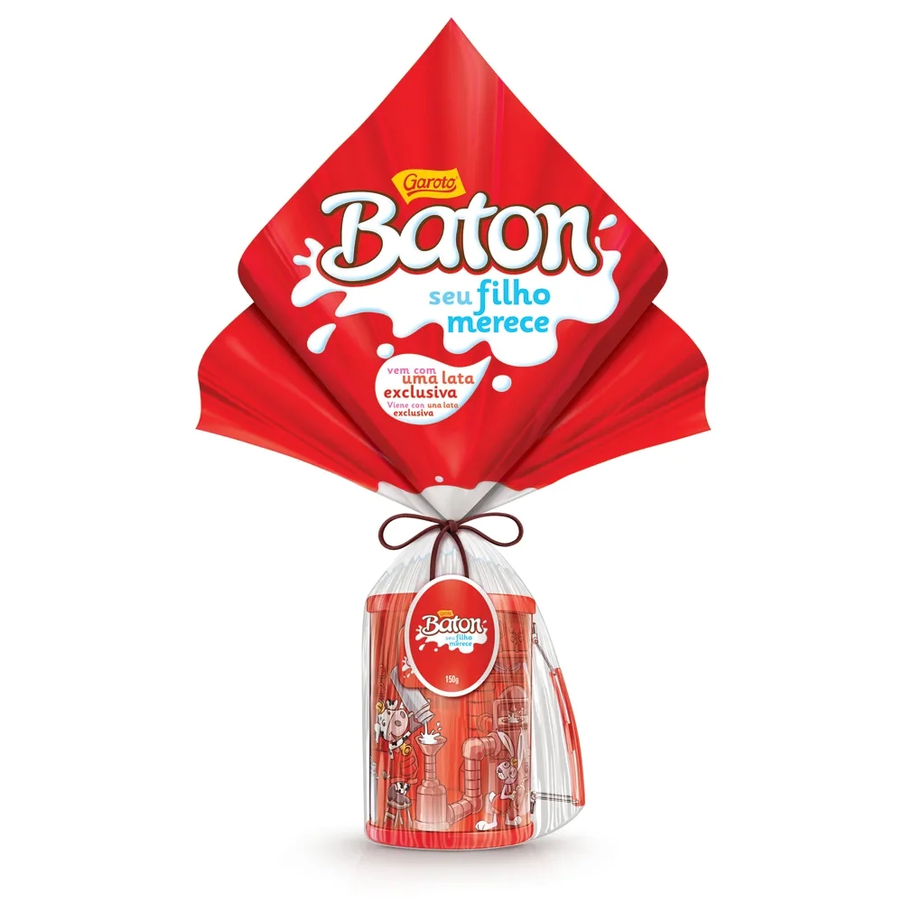 Ovo De Pascoa Garoto Baton Lata 150g
