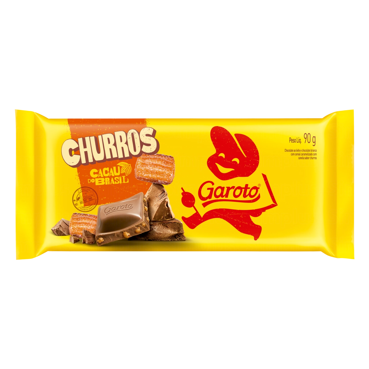Garoto Tablete Churros 4 14x90g Xw
