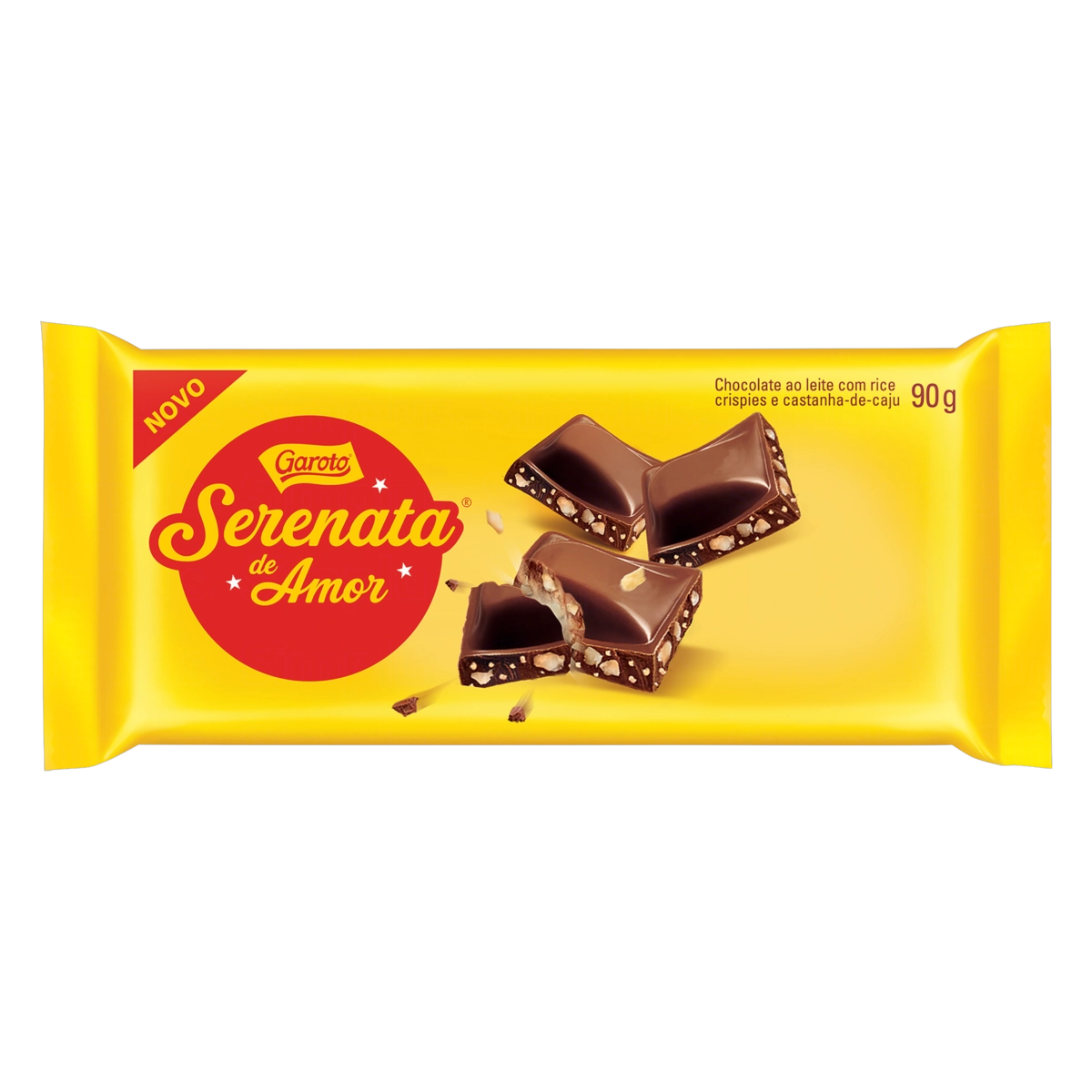 Chocolate Ao Leite Serenata De Amor Garoto Pacote 90g