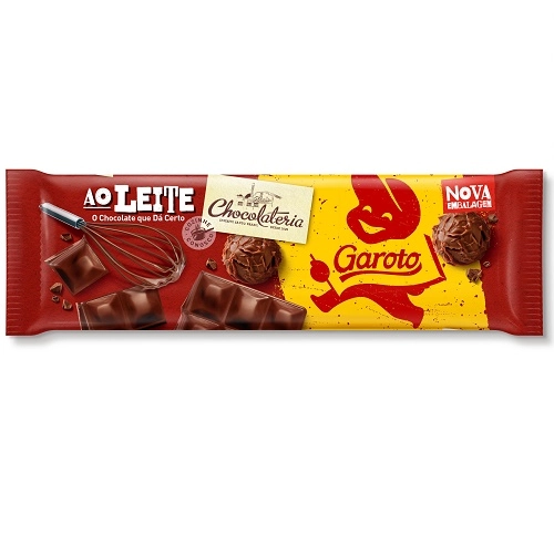 Chocolate para Cobertura GAROTO ao Leite 300g