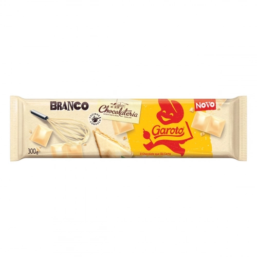 Chocolate para Cobertura GAROTO Branco 300g