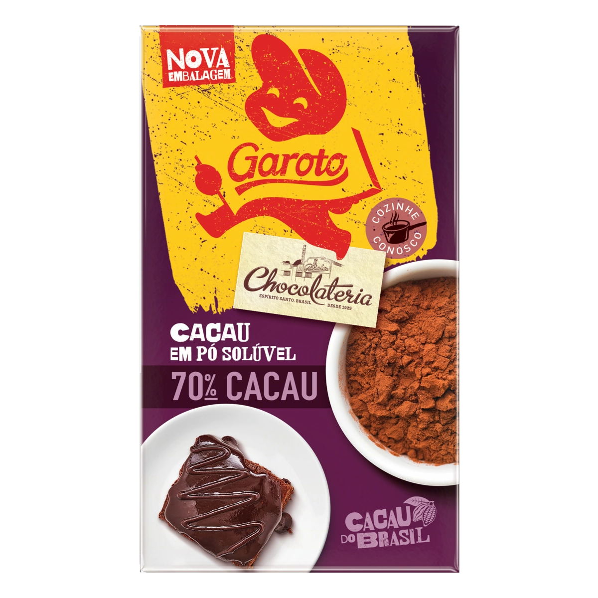 Chocolate em Pó GAROTO 70% Cacau 200g
