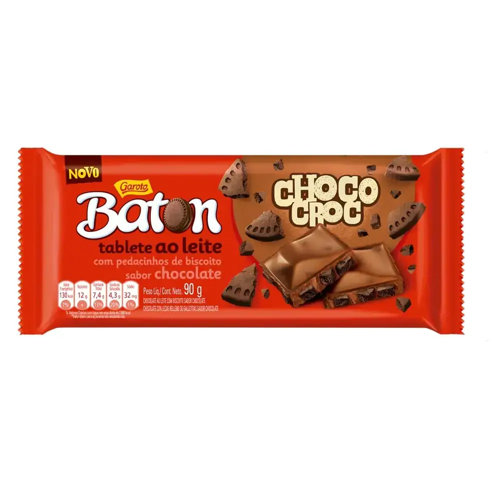 Tab.baton Leite Choco C.14