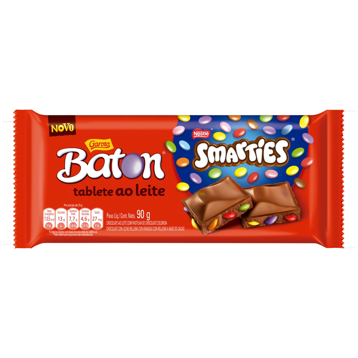 Baton Tab Baton Smarties 4 14x90g Br