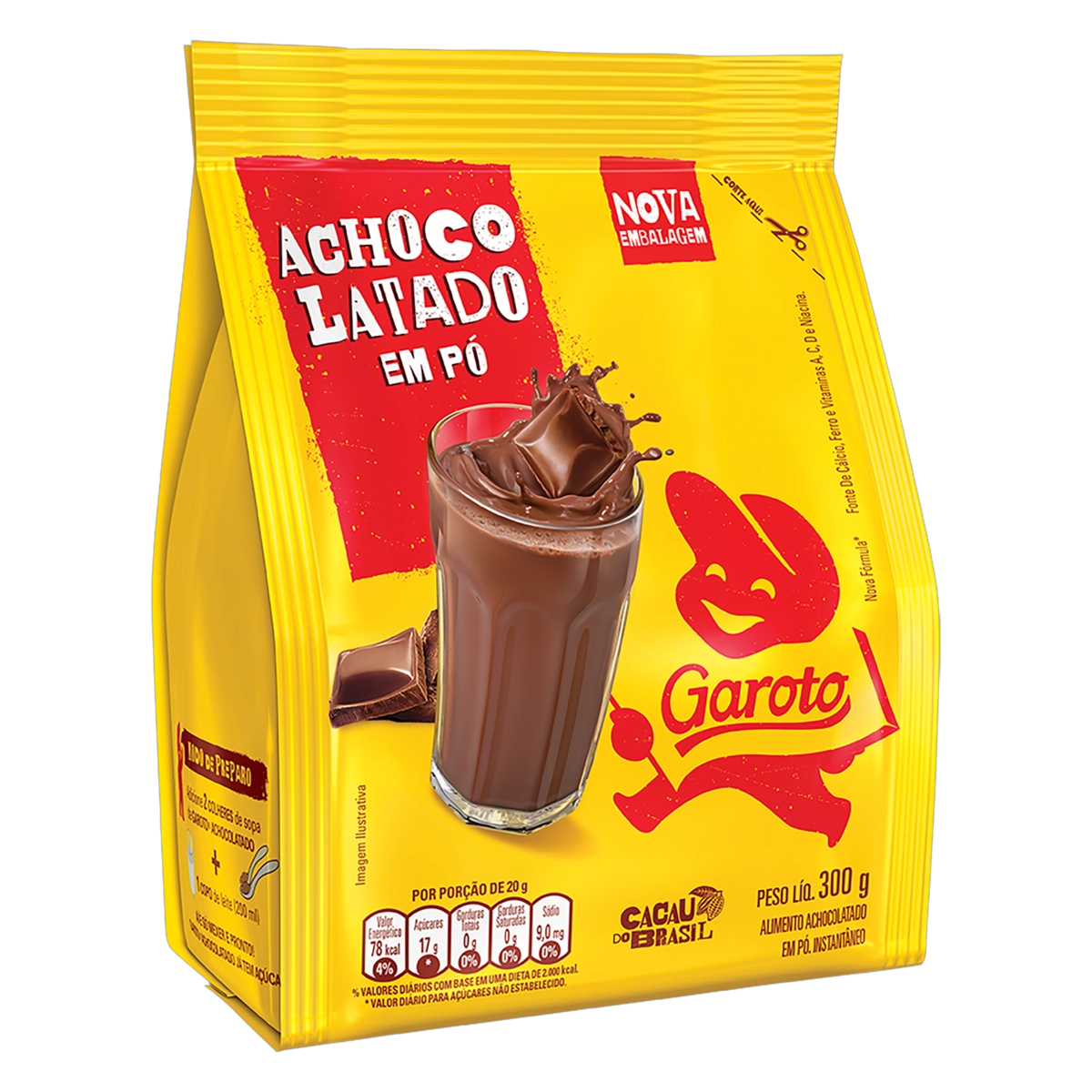 Achocolatado Pó Garoto Pacote 300g