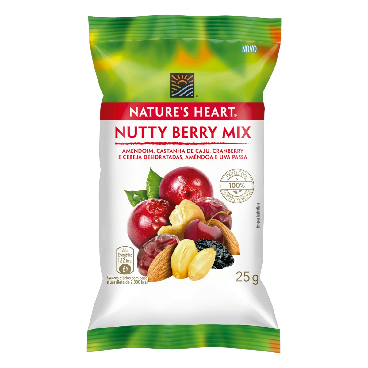 Snack NATURES HEART Nutty Berry Mix 25g