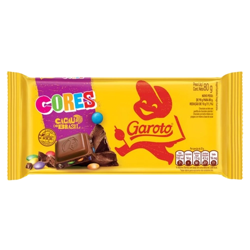 Garoto Tablete Colors 4 16x80 G Xw