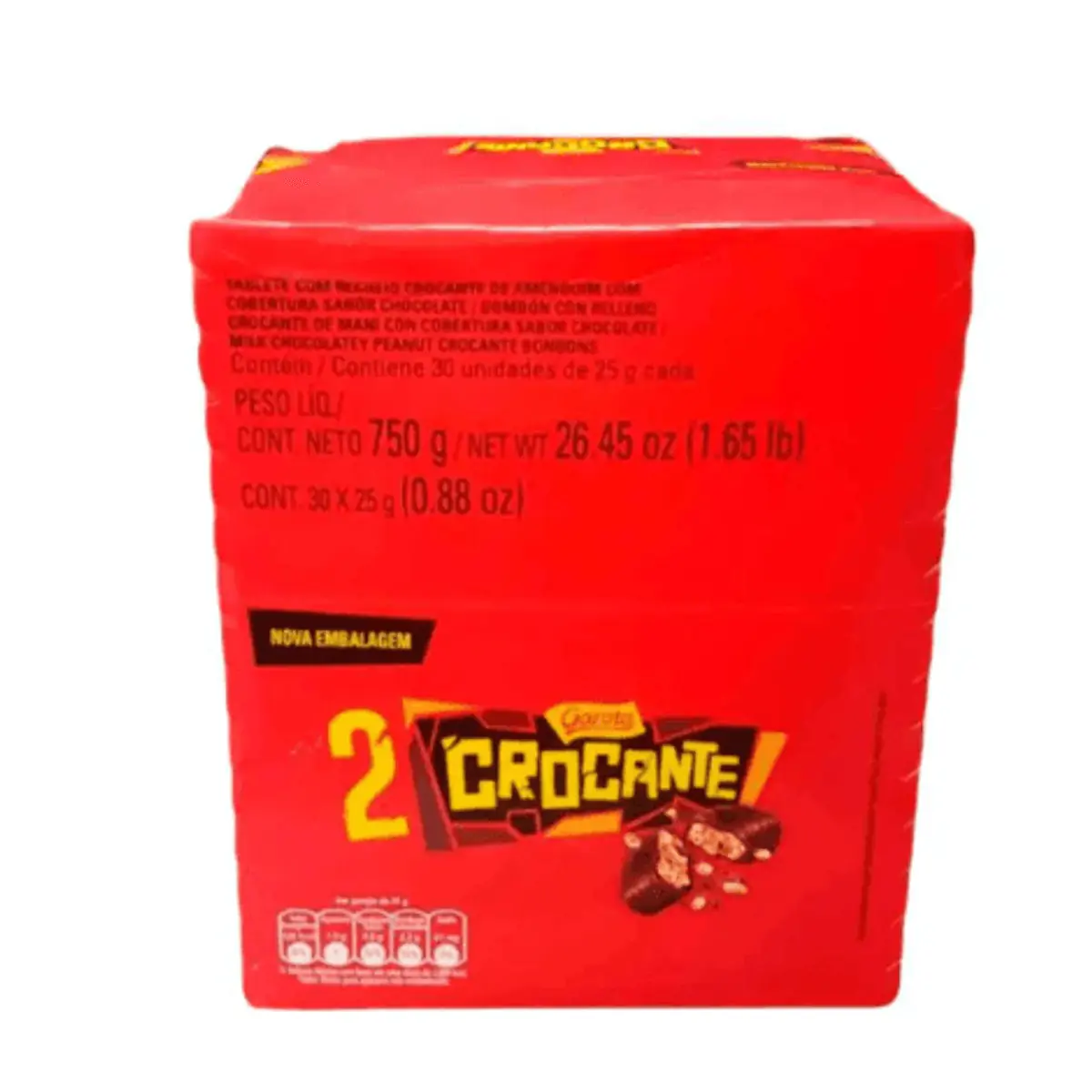 Garoto Crocante Chocolate 18 30x25g Br