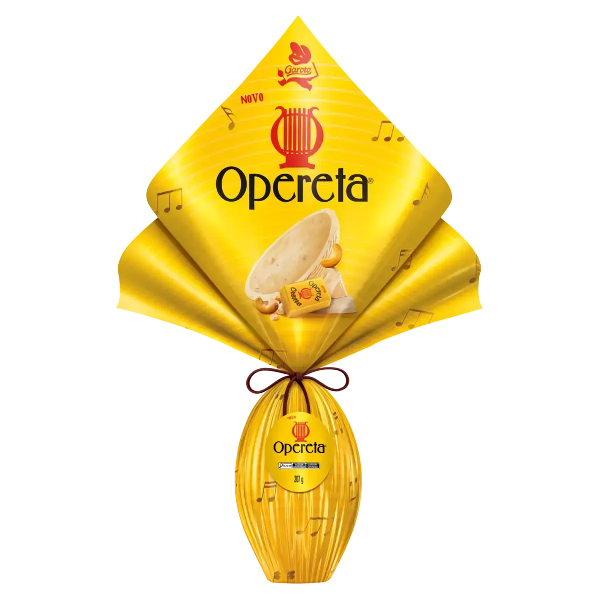 Ovo de Páscoa Branco Opereta Garoto 207g
