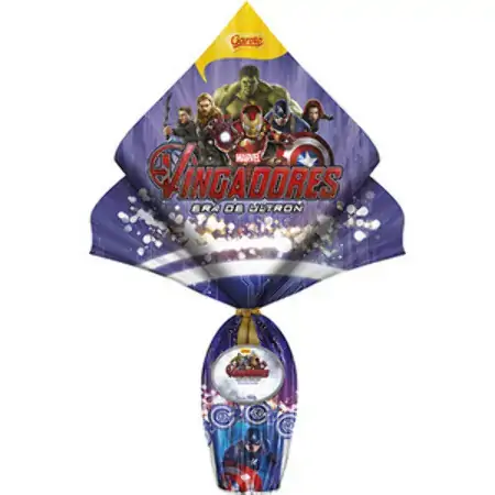 Garoto Vingadores Ovo De Pasc 8x150g Br