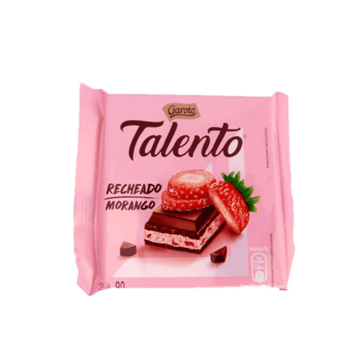 Chocolate Talento Garoto Recheado Morango 90 g