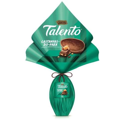 Ovo de Páscoa GAROTO TALENTO Castanhas-do-Pará 350g