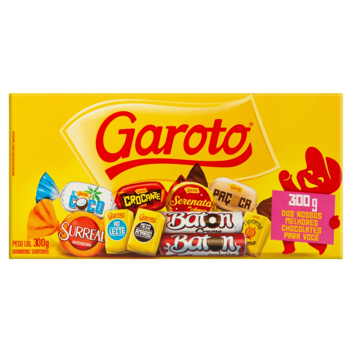 Bombom Sortido Garoto Caixa 300g
