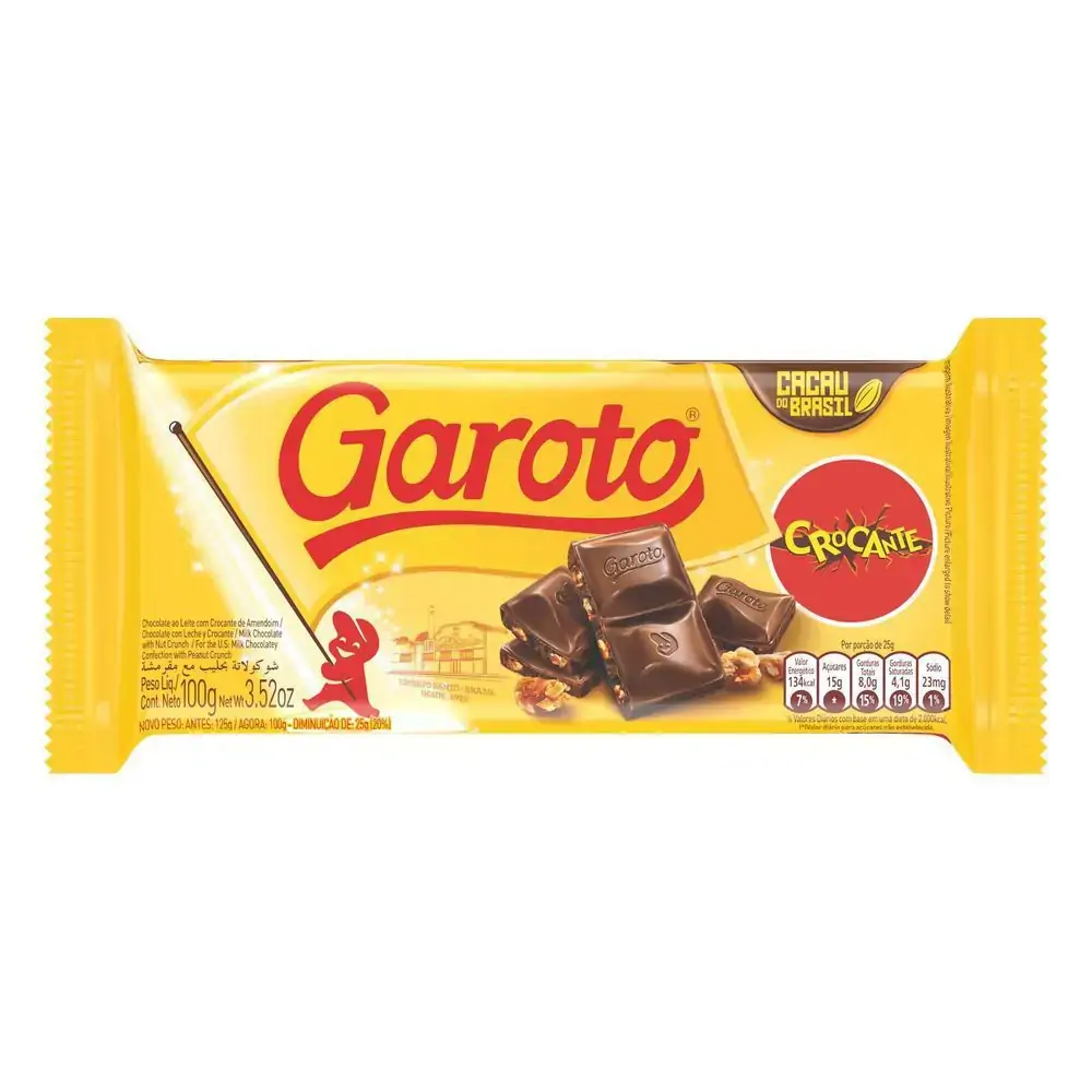 Choc.garoto Crocante 100g