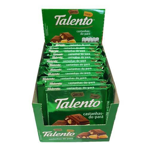 Chocolate Talento Castanhas 90g Garoto