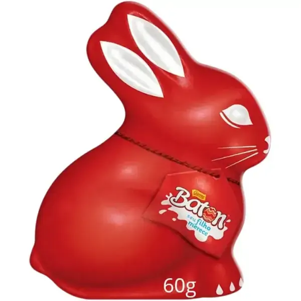 Coelho De Chocolate Baton Garoto 60g
