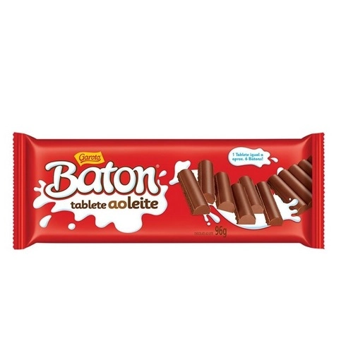 Choc.garoto Baton 96g Ao Leite