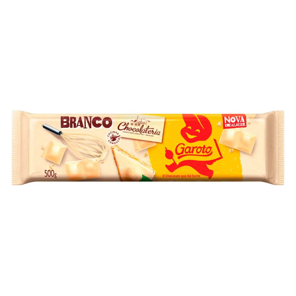 Chocolate Branco Garoto Chocolateria Pacote 500 g