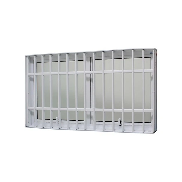 Janela Maxim-ar Alumínio Branco 60x120x9,5cm Com Grade Jap Perfecta Max