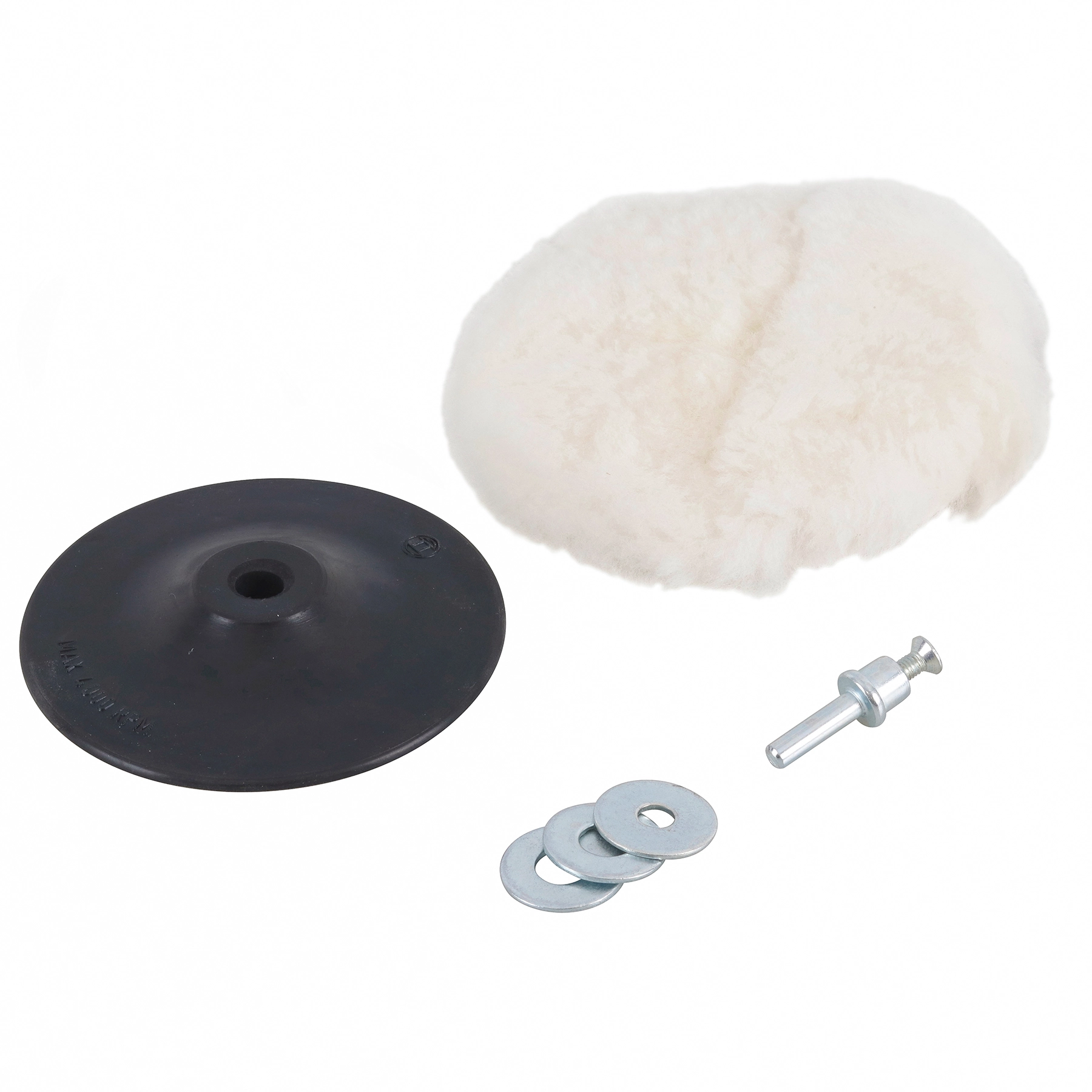 Conjunto para Polir com 3 Peças para Furadeira Bosch