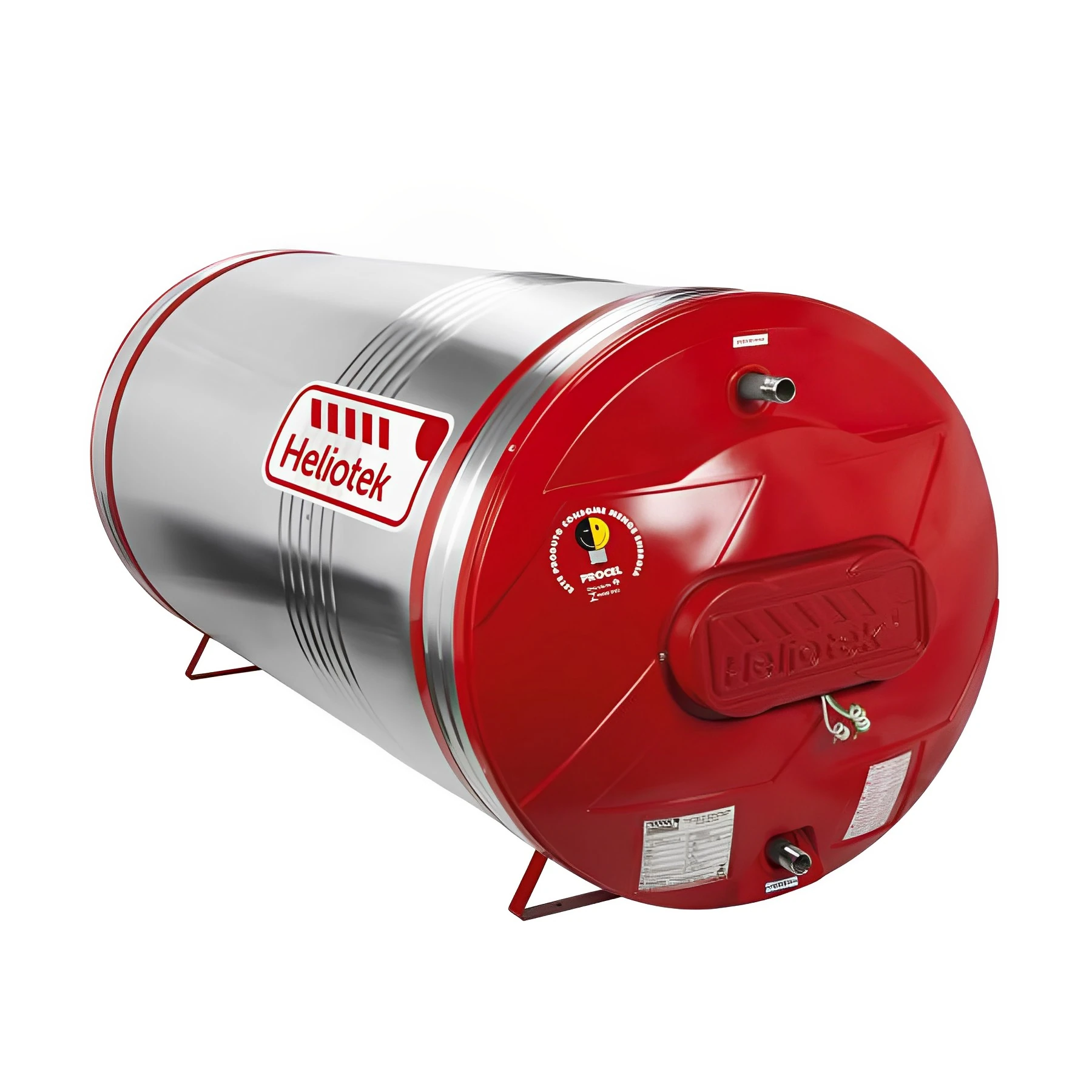 Boiler Solar Baixa Pressão em nível 600L Alumínio e Aço Heliotek