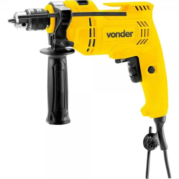 Furadeira Martelete Elétrica Reversível 10mm Vonder Fiv 595n 500 Watts 220 Volts.