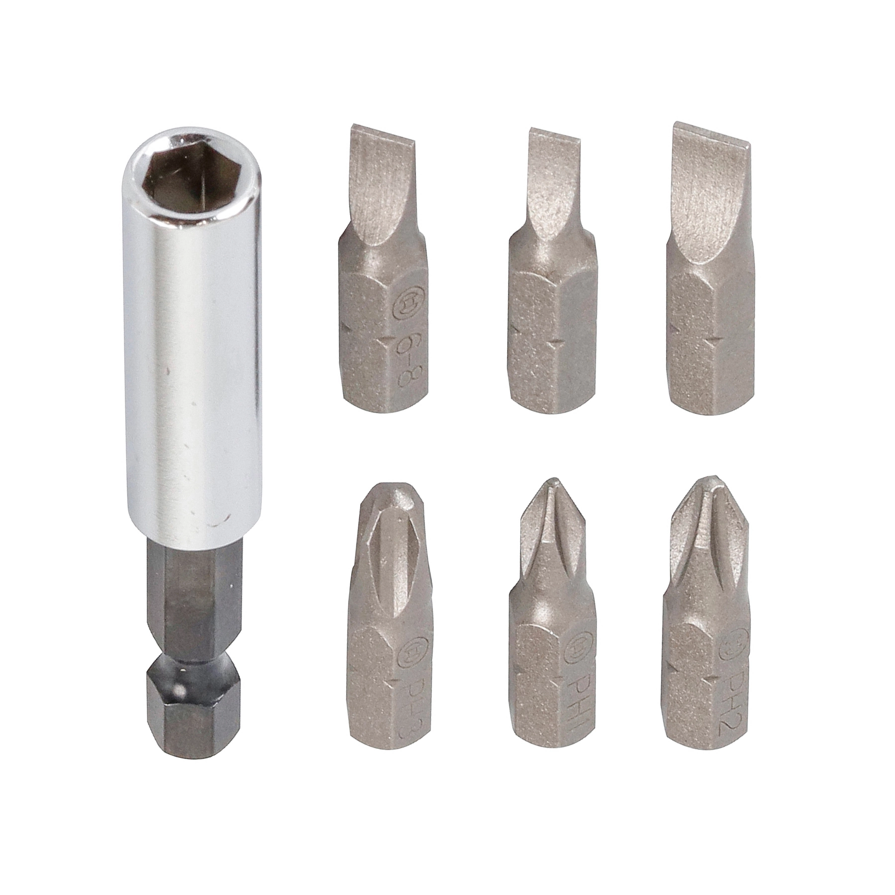Jogo de Bits 25mm com Extensão 7 peças Skil