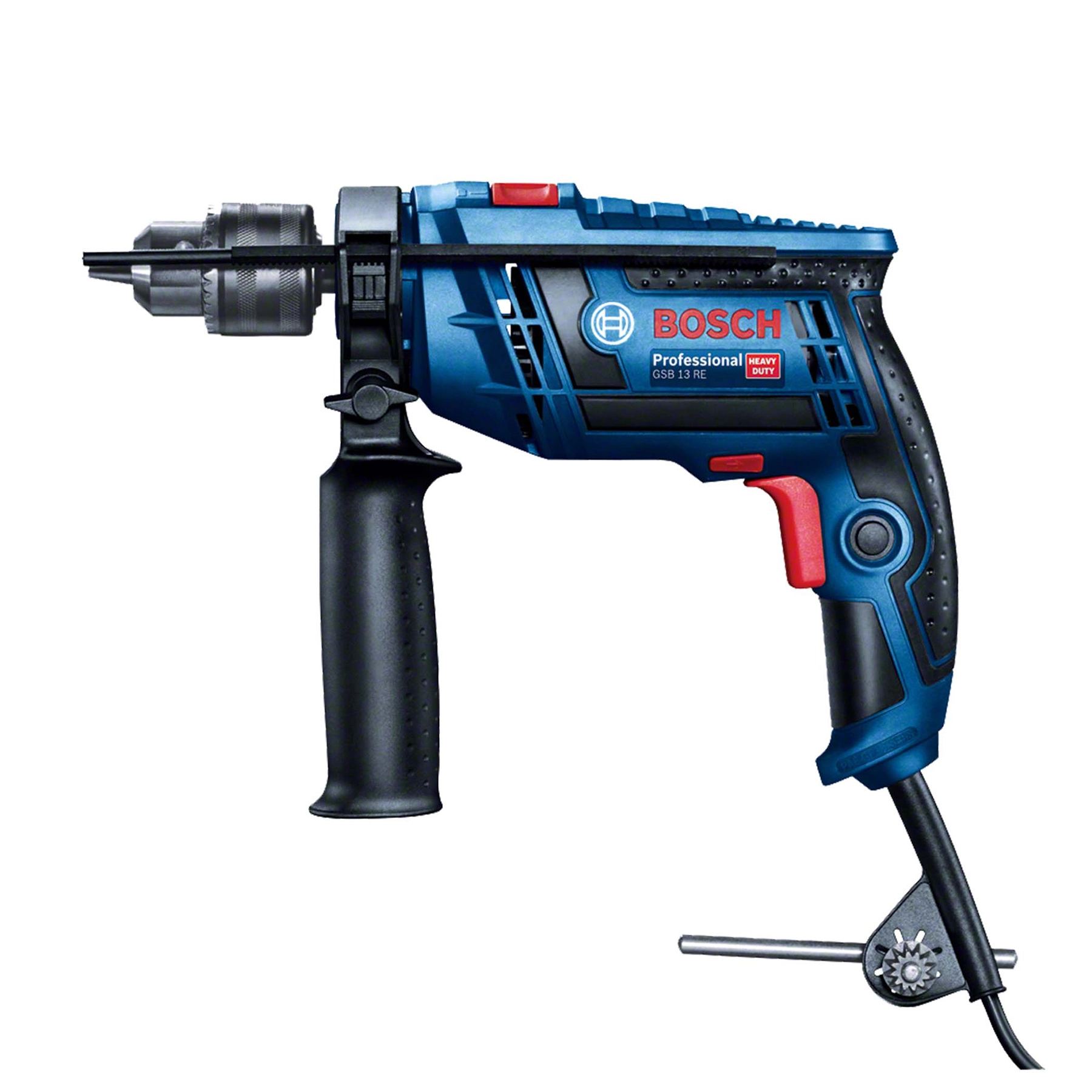 Furadeira de Impacto Bosch 1/2 GSB13, 650W RE VVR, Azul - 220V