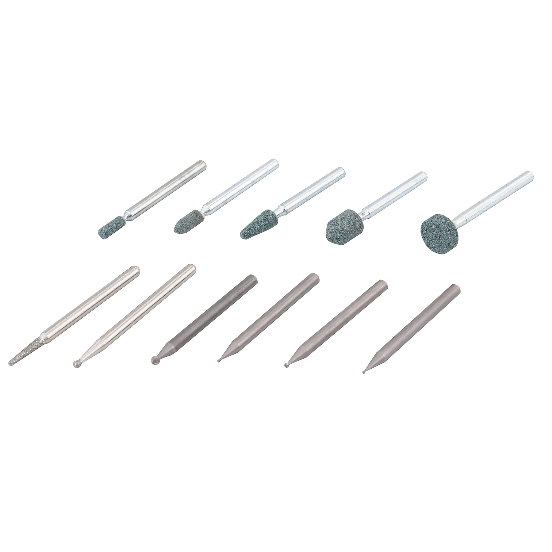 Kit de Acessórios para Cortar Furar Lixar Esculpir Desbastar e Gravar Dremel 729 11 Peças