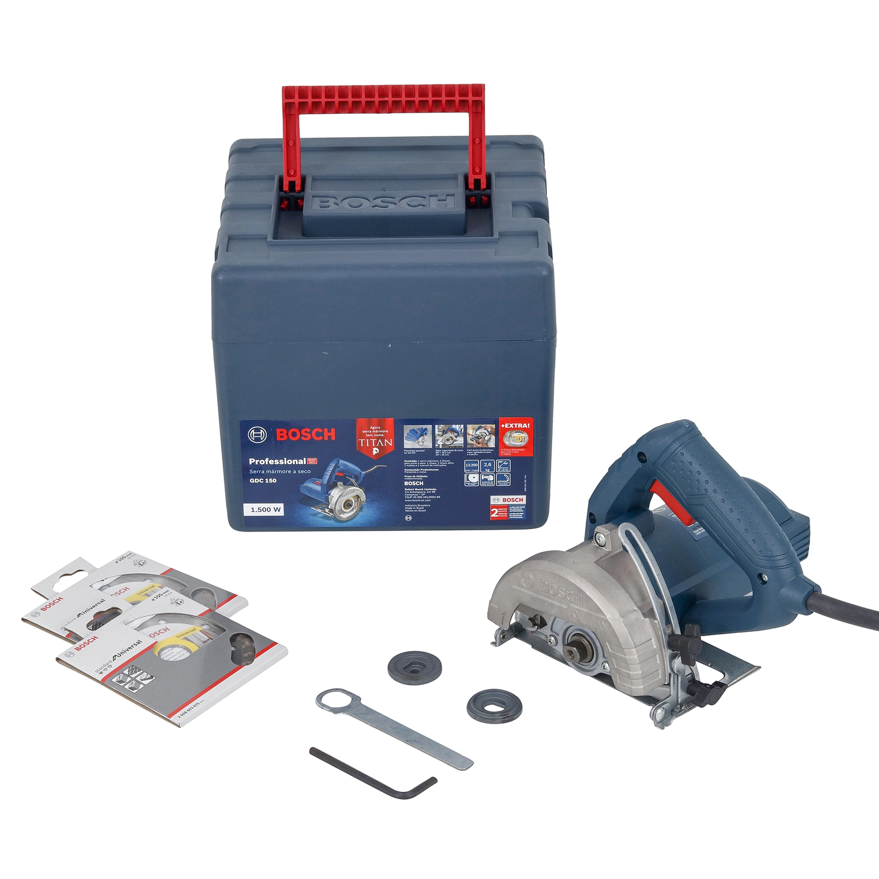 Serra Mármore Bosch 1500W 125mm 127V (110V) GDC 150