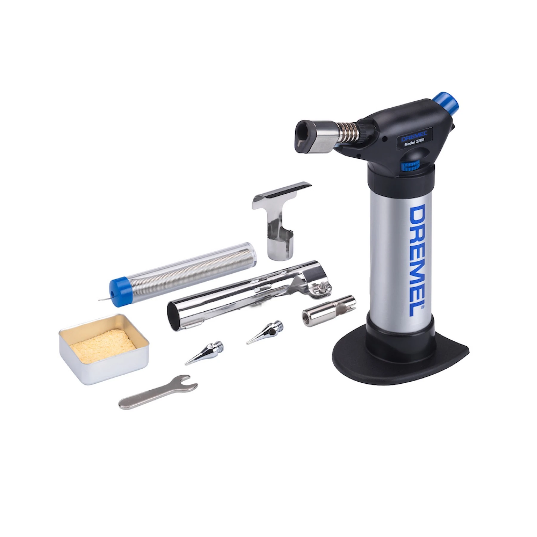 Mini Maçarico a Gás Versaflame com 5 Acessórios Dremel