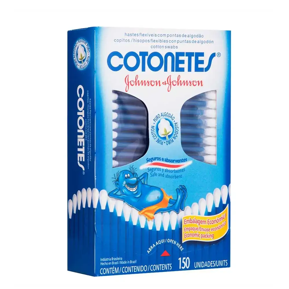 Cot Johnsons 2 Cxs C/75 Gratis Porta Cotonete