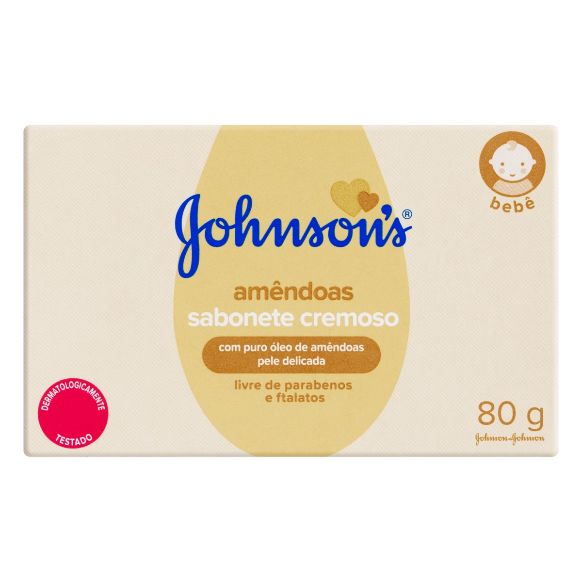 Sabonete Infantil JOHNSON´S Óleo de Amêndoas 80g