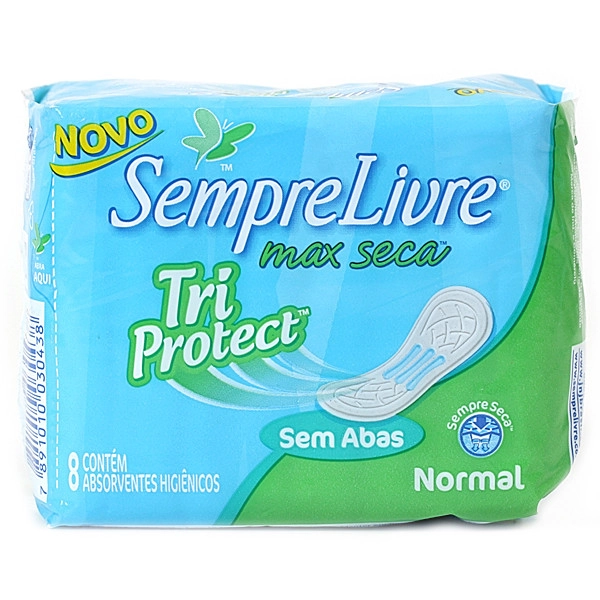Sempre Livre Max Seca Sem Abas 8 Unidades