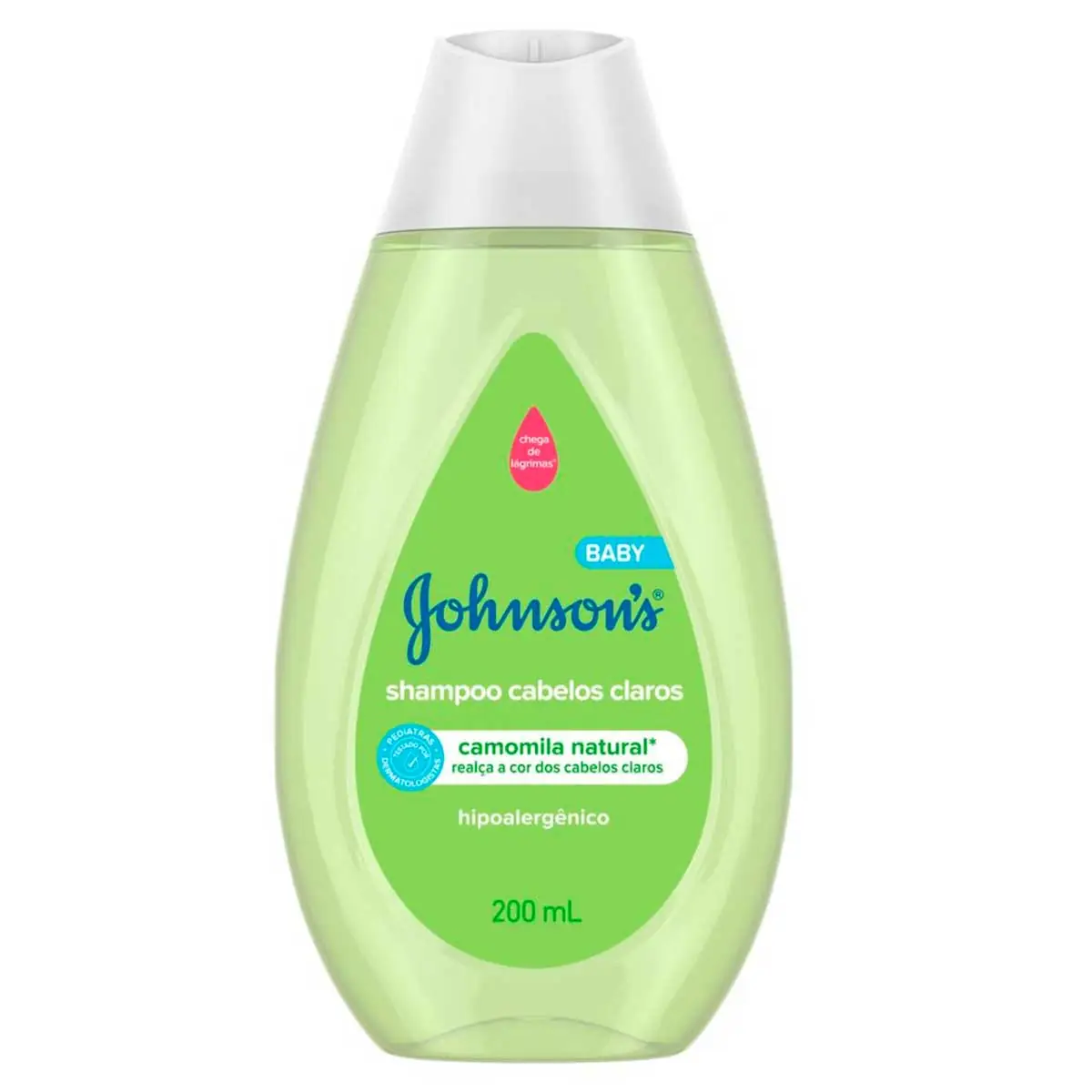 Shampoo Para Bebê Johnson's Baby Para Cabelos Claros 200ml
