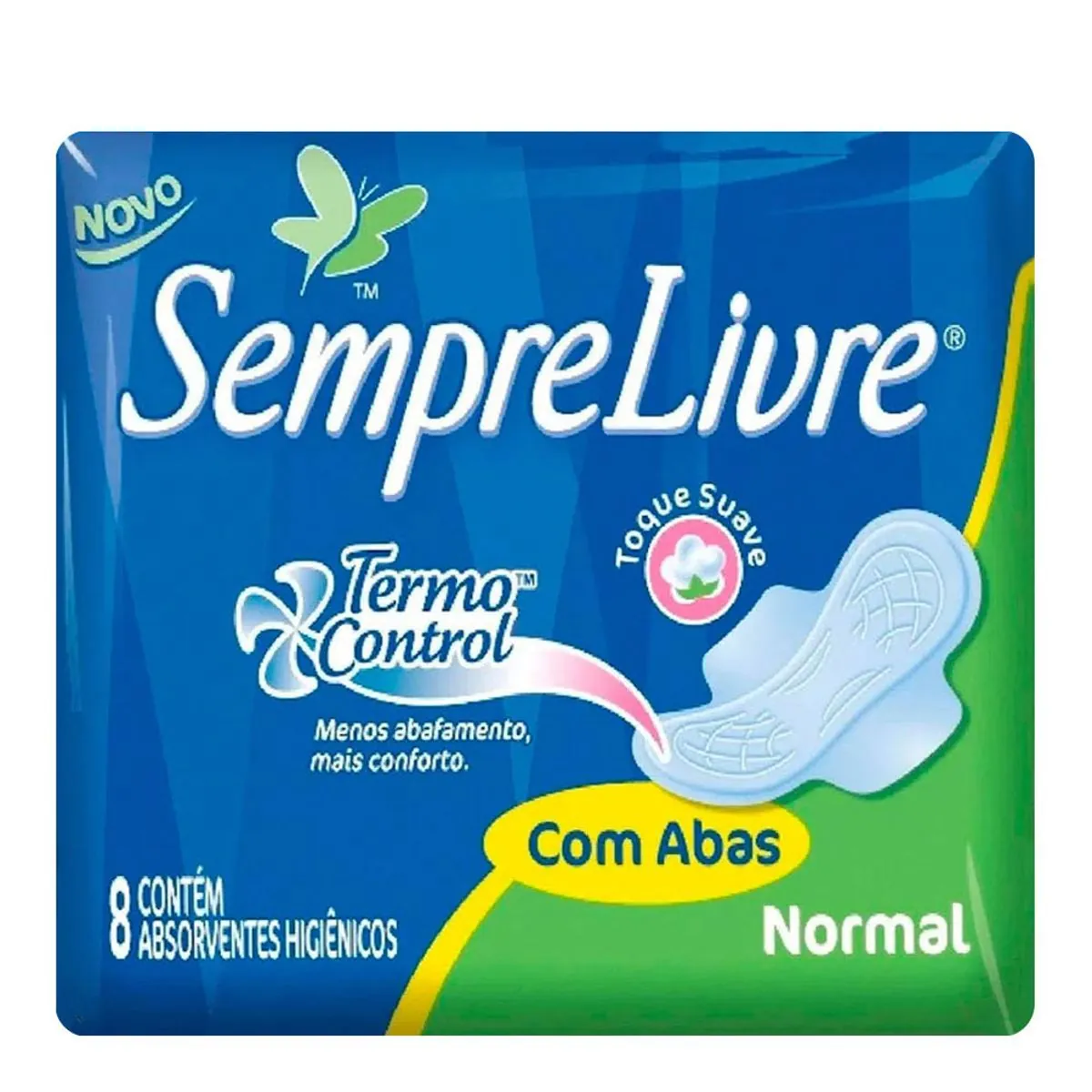 Absorvente com Abas Suave Sempre Livre Tri Protect 8 unidades