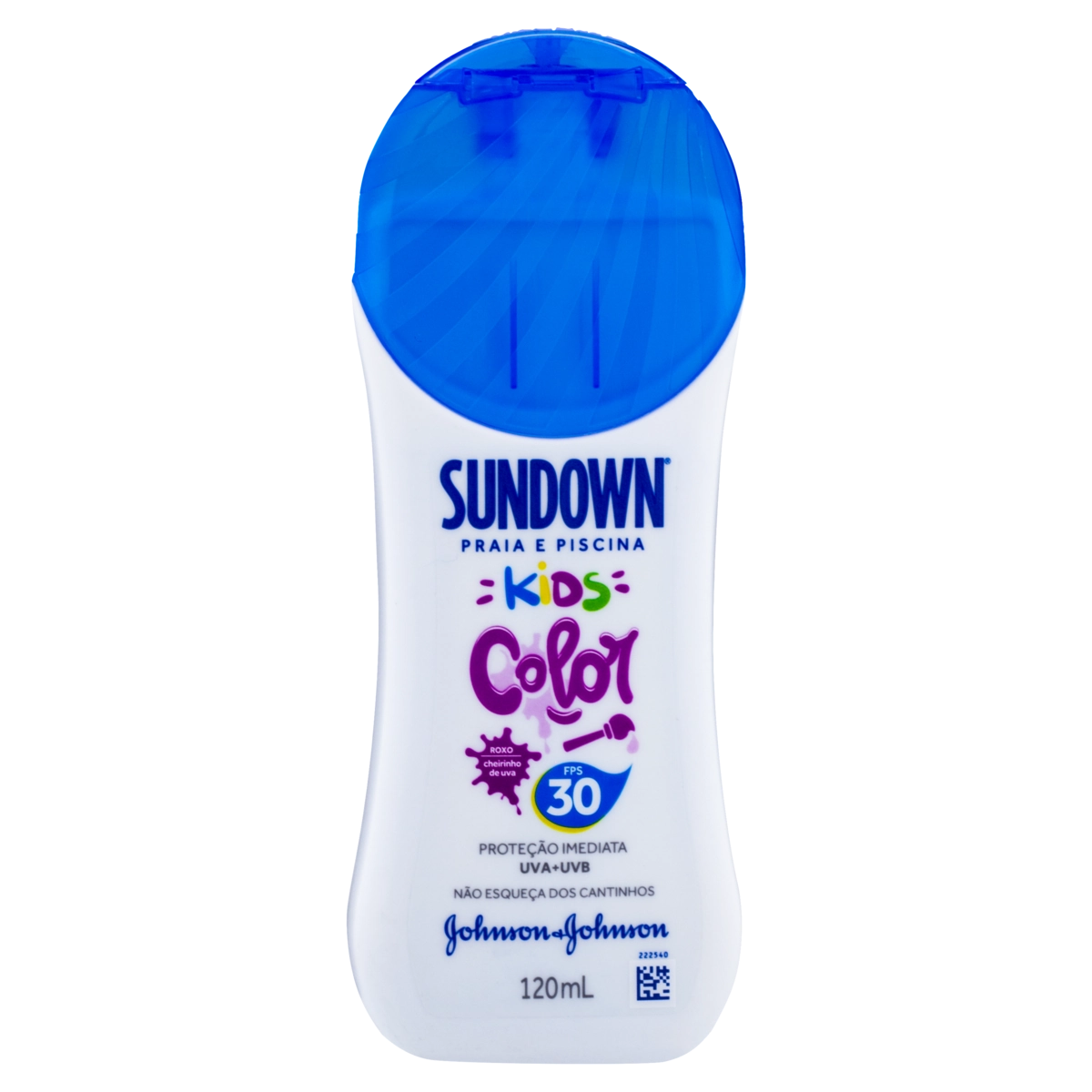 Protetor Solar Loção Fps 30 Uva Sundown Kids Color Frasco 120ml