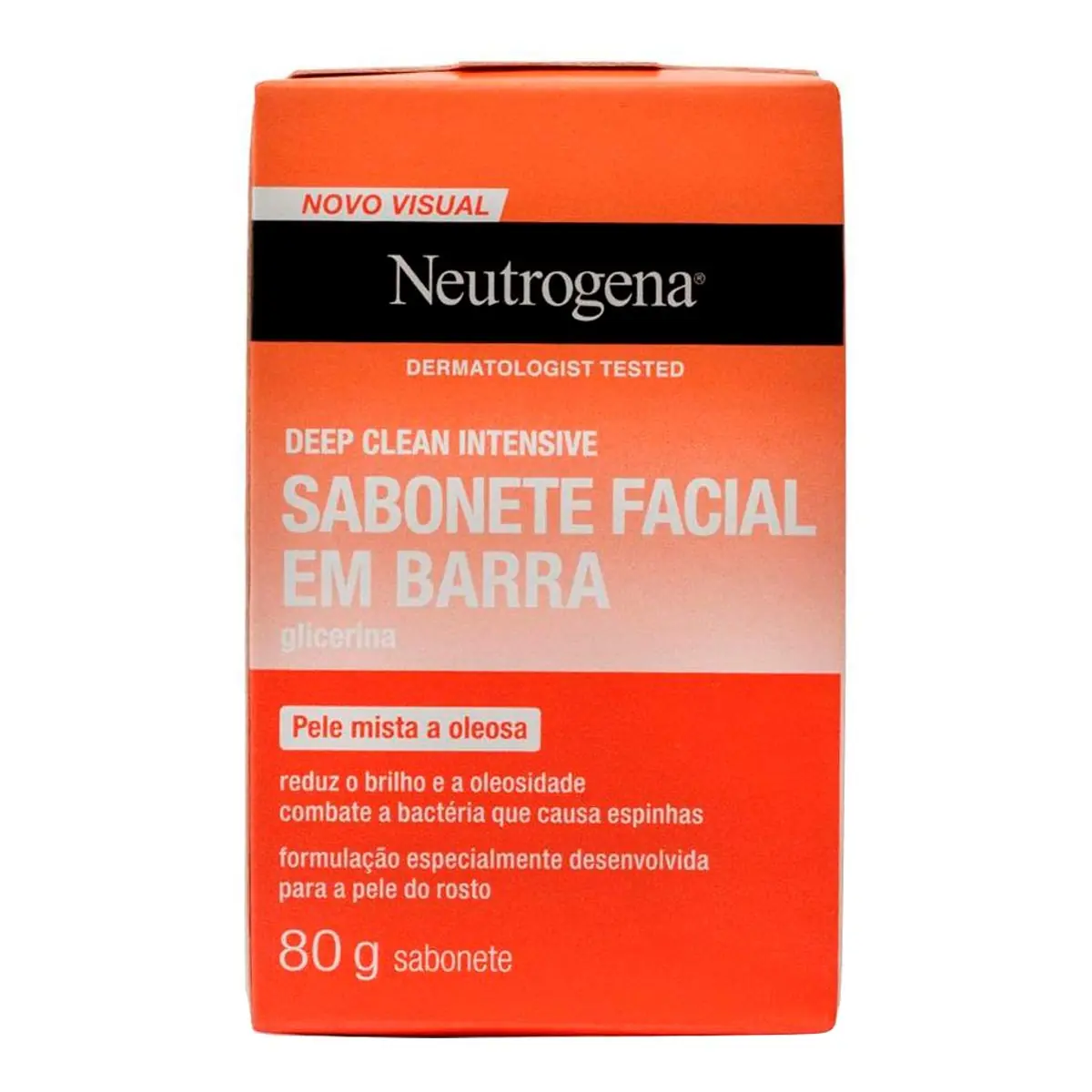 Sabonete Facial em Barra Neutrogena Deep Clean Intensive 80g