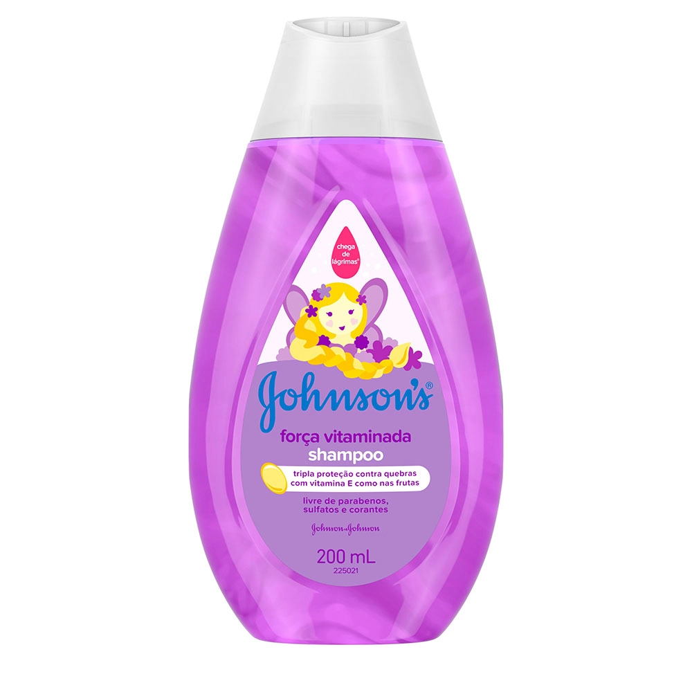 Shampoo Infantil Johnsons Força Vitaminada Frasco 200ml