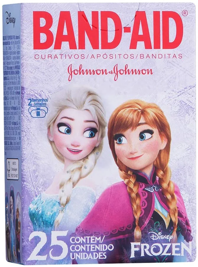 Curat.bandaid Frozen 25un