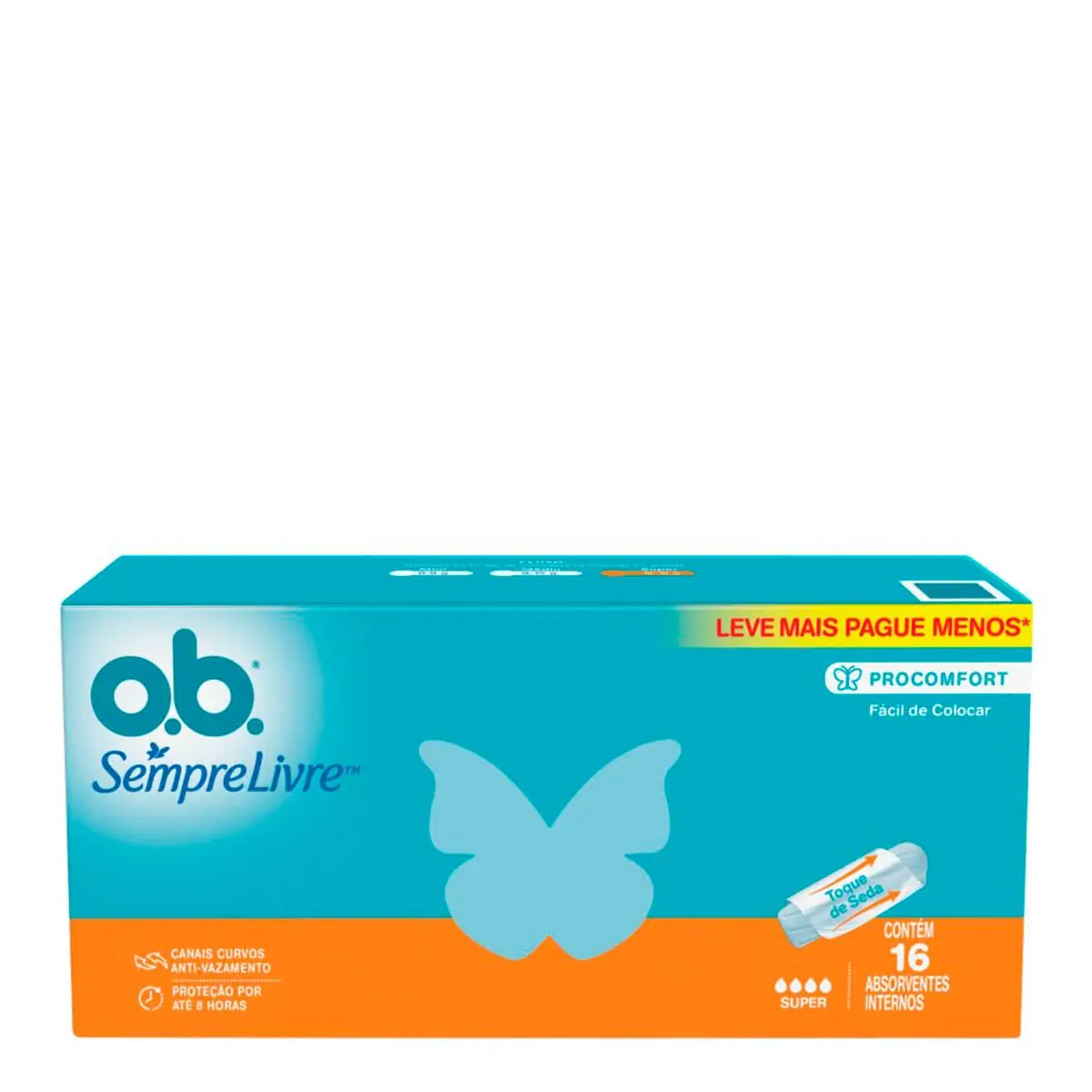 Absorvente Interno OB Pro Comfort Super Caixa Com 16 Unidades