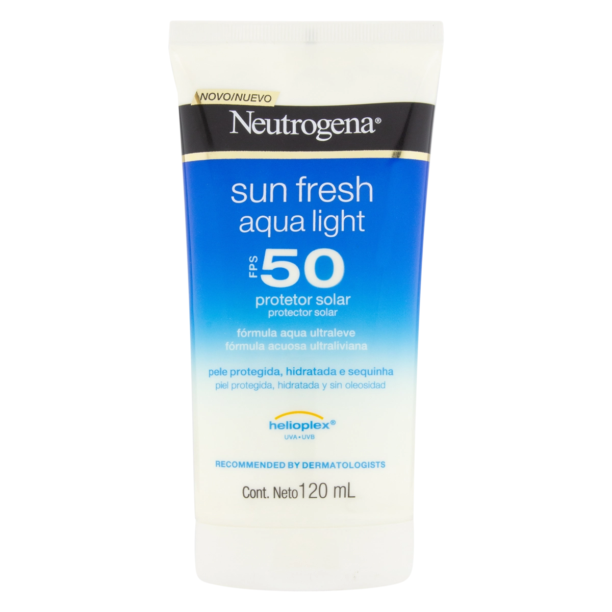 Protetor Solar Fps 50 Neutrogena Sun Fresh Aqua Light Bisnaga 120ml
