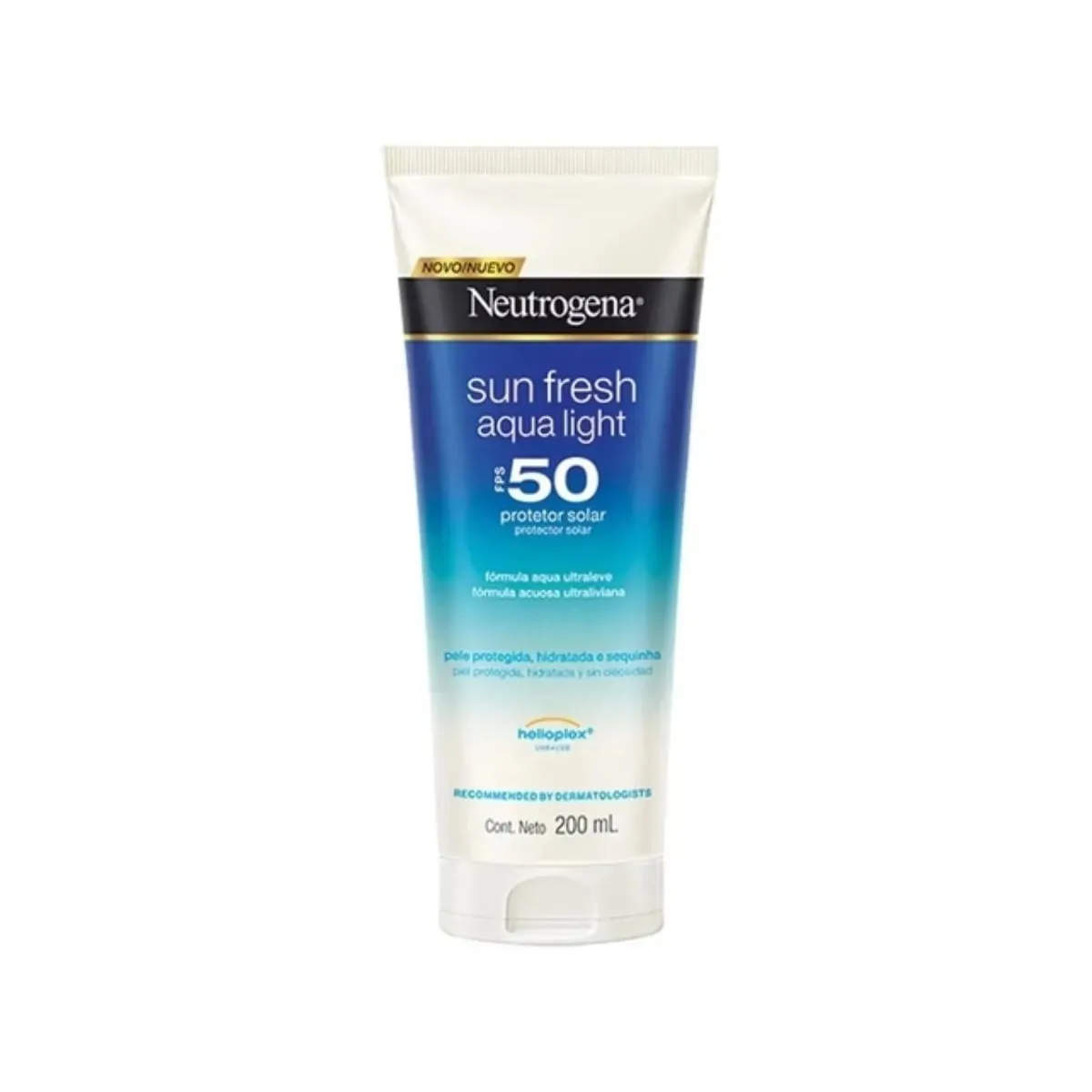 Protetor solar Neutrogena Sunfresh Aqualigh FPS 50 com 200 ml