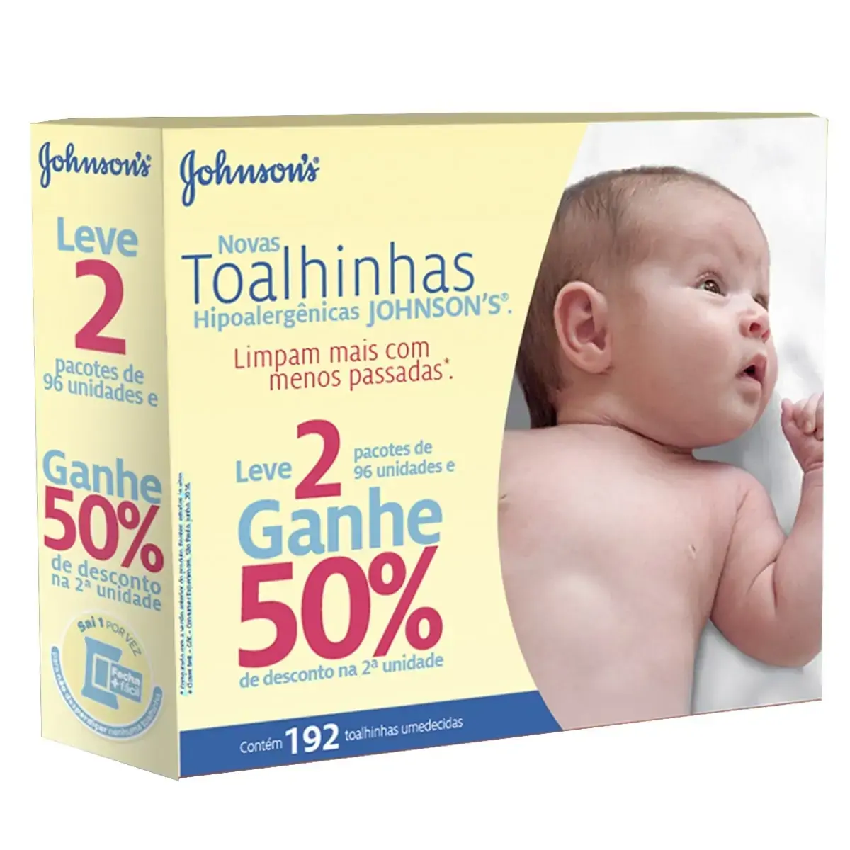 Toalhinha R.nascido 2x96un Com 50