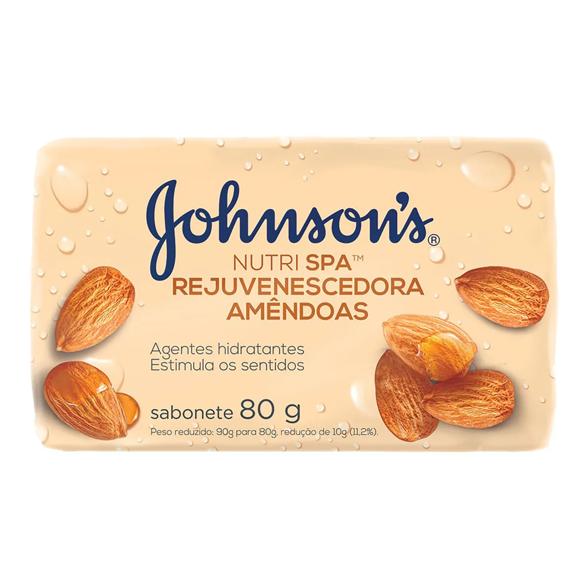 Sabonete Johnson's Nutri Spa Rejuvenescedora Amêndoas 80 g