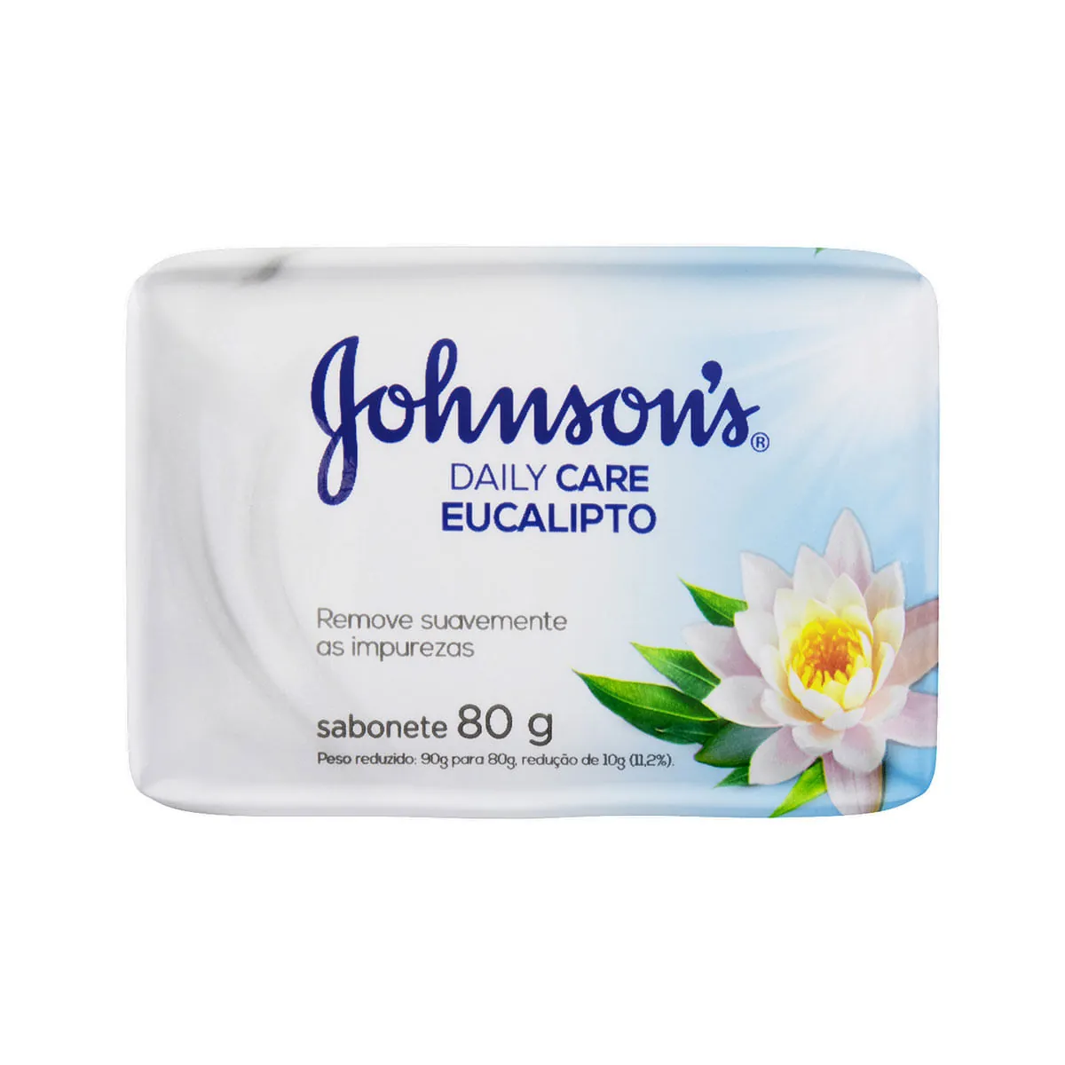 Sabonete Barra Eucalipto Johnsons Daily Care Envoltório 80g
