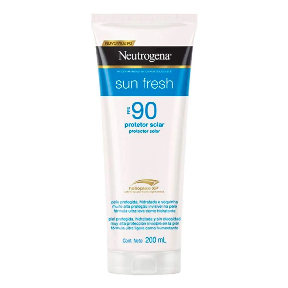 Protetor Solar Corporal Loção FPS 90 Neutrogena Sun Fresh 200ml