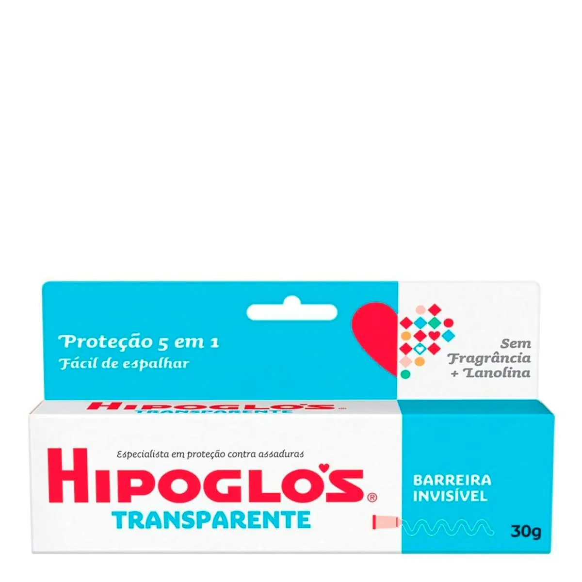 Creme Preventivo de Assaduras Transparente Hipoglós Caixa 30g